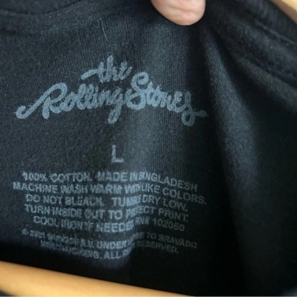 Rolling Stones Graphic Band Unisex T Shirt Short Sleeve Size L - Picture 2 of 3